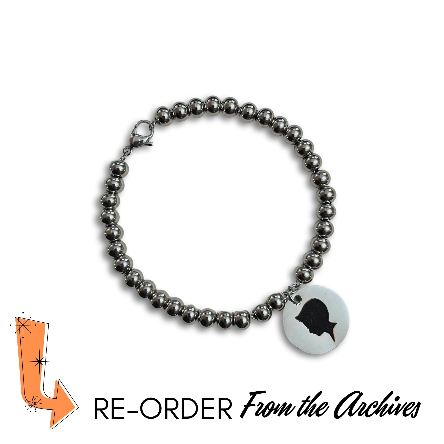 Silhouette Beaded Charm Bracelet From the Archives