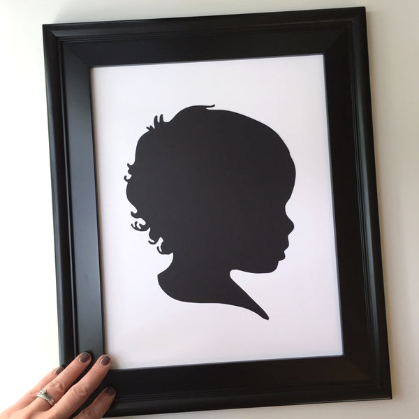 FROM THE ARCHIVES 11x14" Silhouette Paper-Cut