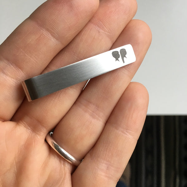 Silhouette Tie Bar