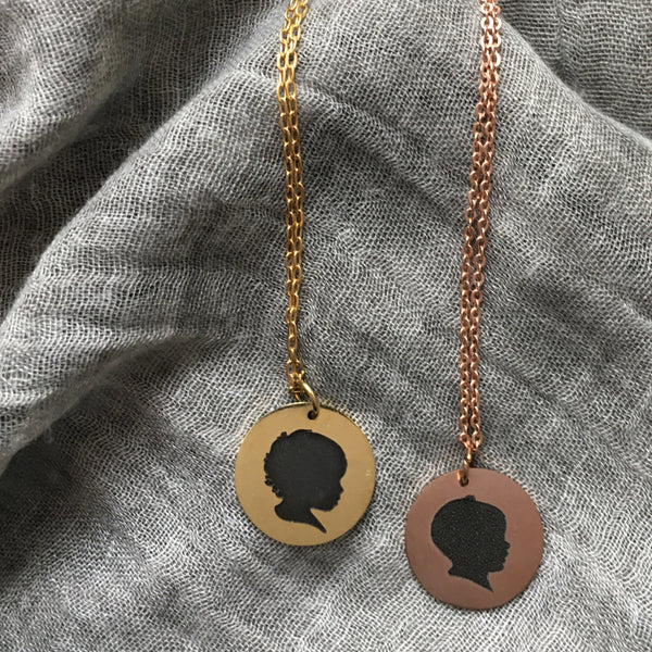 FROM THE ARCHIVES Gold Silhouette Necklace