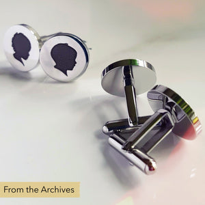 FROM THE ARCHIVES Silhouette Cufflinks (with two silhouettes)