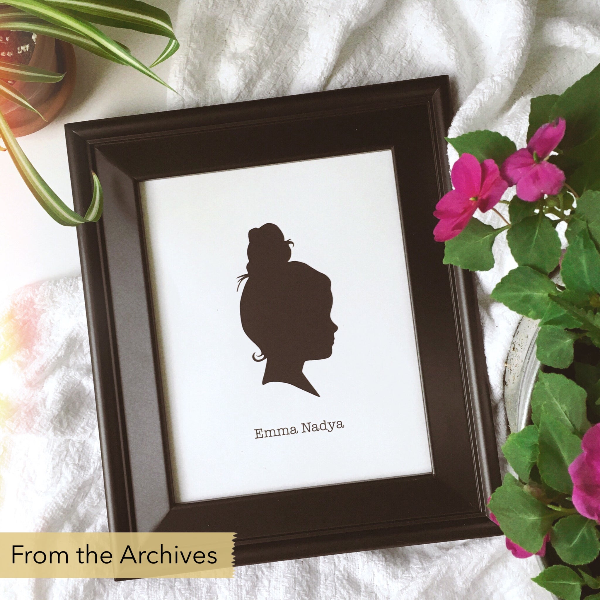 FROM THE ARCHIVES 8x10" Silhouette Paper-Cut