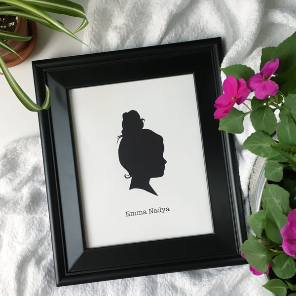 FROM THE ARCHIVES 8x10" Silhouette Paper-Cut