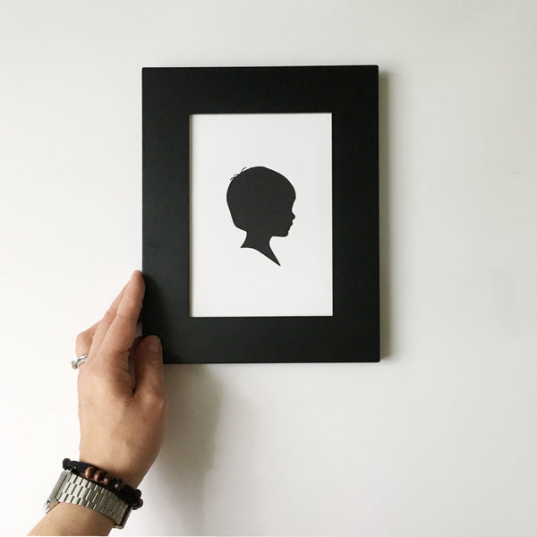 5x7" Silhouette Paper-Cut