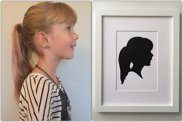 FROM THE ARCHIVES 8x10" Silhouette Paper-Cut