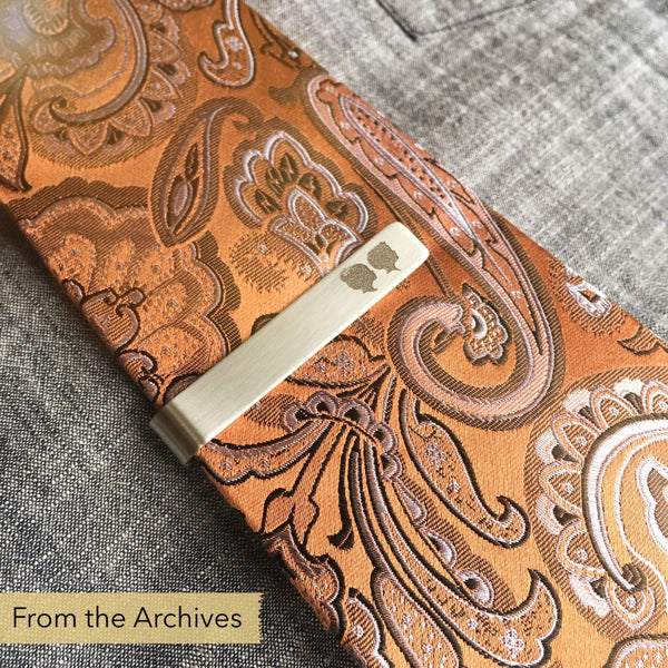 FROM THE ARCHIVES Silhouette Tie Bar