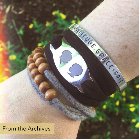 FROM THE ARCHIVES Silhouette Wrap Bracelet (two portraits)